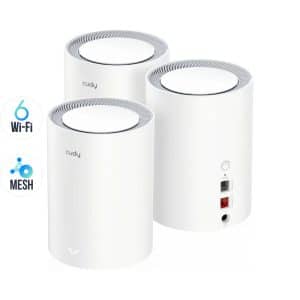 Маршрутизатор WiFi Mesh-система WiFi 6 2.5G Cudy M3000 V2.0 White (3-Pack) 3 штуки дводіапазонні